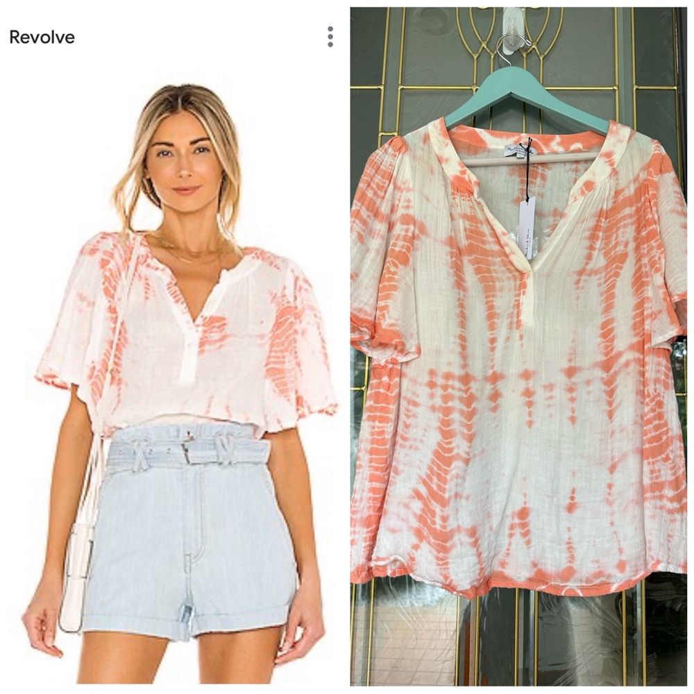 Michael Stars Kamala Flutter Popover top SM